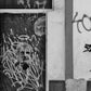Street Graffiti Art Malaga Spain Black And White Photography Print