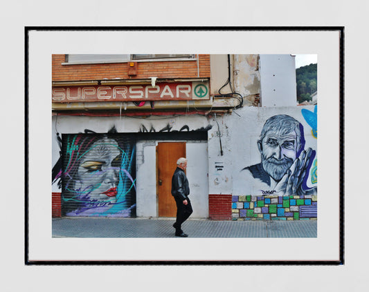 Street Art Photography Malaga Spain Print