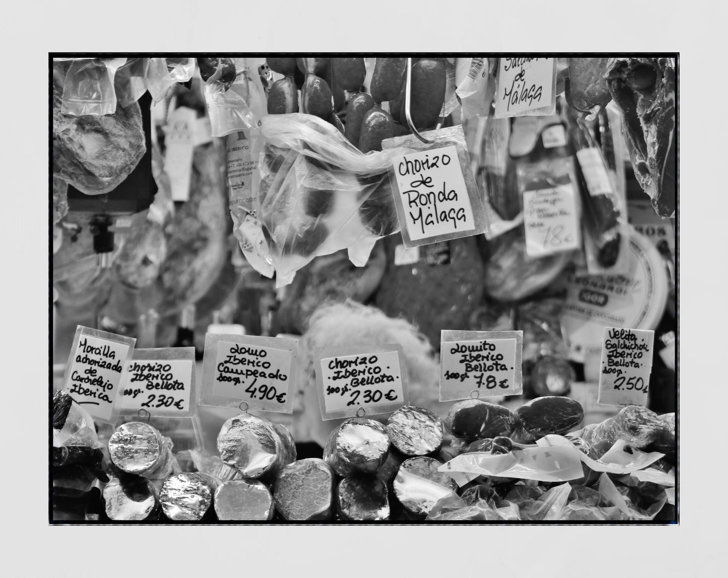 Deli Print Spanish Food Poster Malaga Mercado Central de Atarazanas Photography