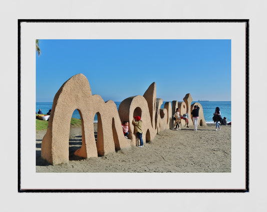 Malaga Spain Beach Photography Print