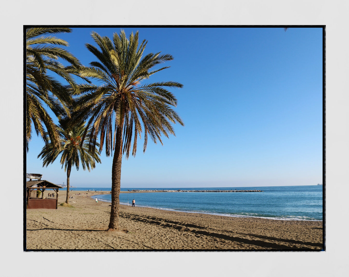 Malaga Spain Beach Photography Poster