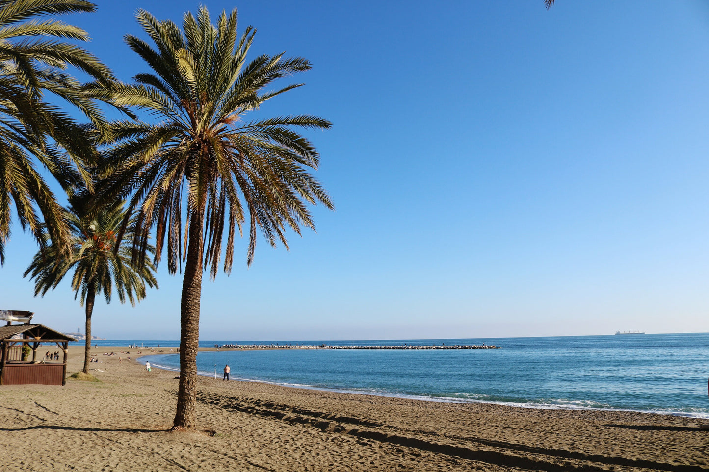 Malaga Spain Beach Photography Poster