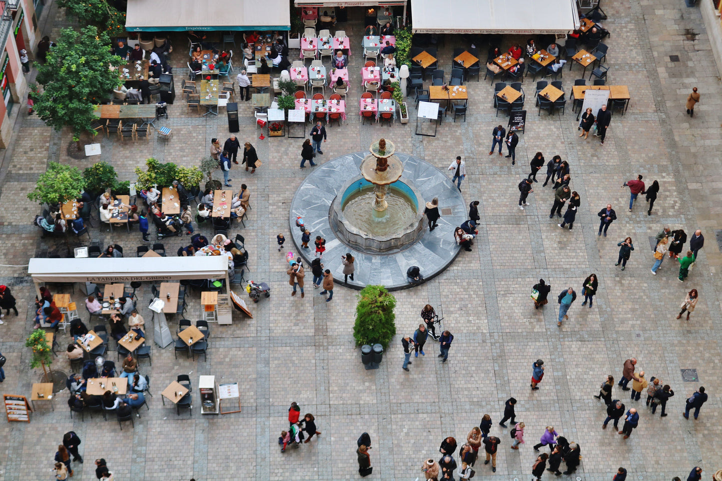 Malaga Spain Wall Art Plaza del Obispo Photography