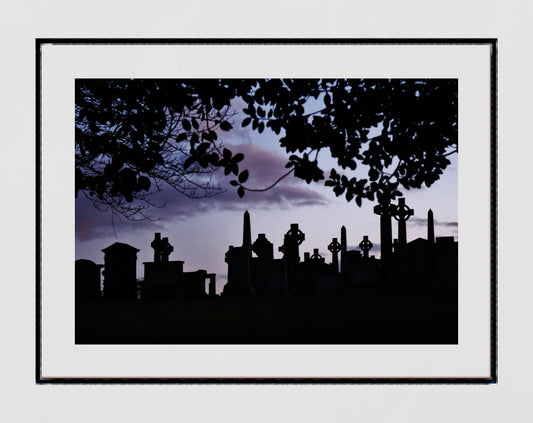 Glasgow Necropolis Graveyard Photography Poster