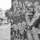 Malaga Street Art Black And White Photography
