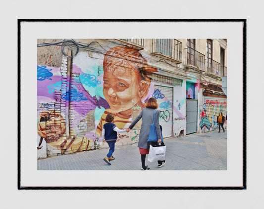 Malaga Street Photography Print