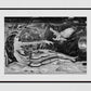 Futuristic Street Art Malaga Black And White Photography Print