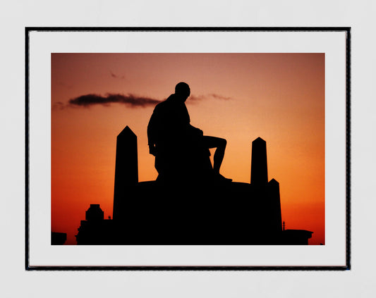 Glasgow Necropolis Graveyard Sunset Photography Wall Art