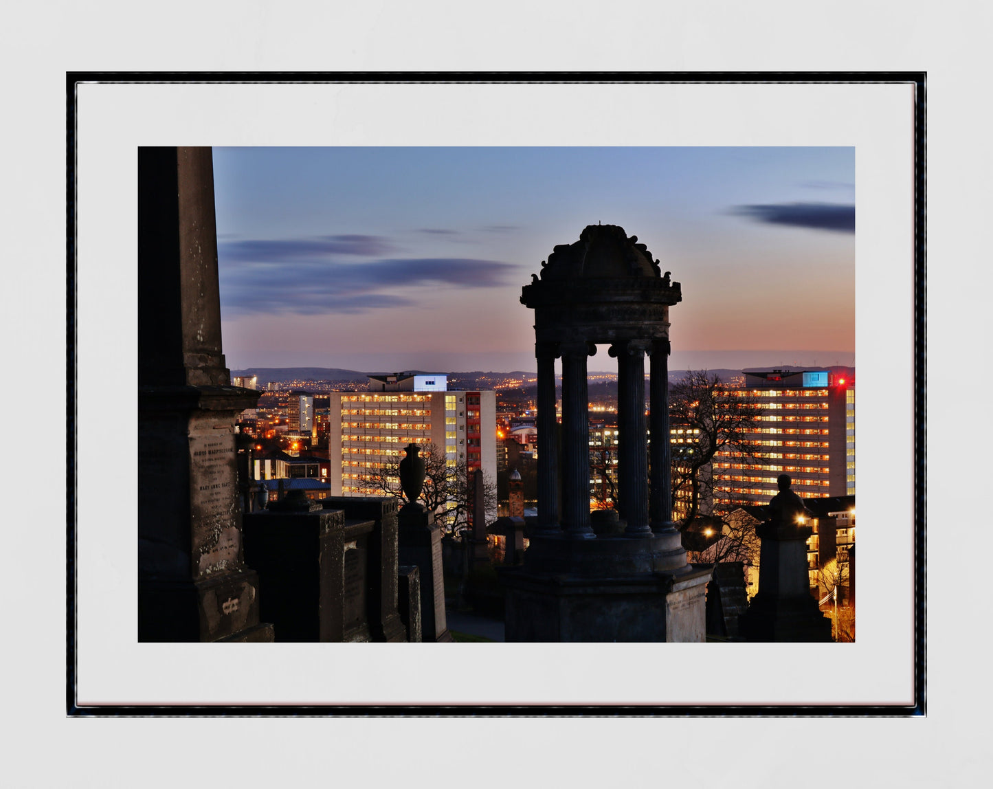 Glasgow Necropolis Graveyard Urban Photography Print