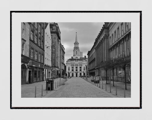 Glasgow Merchant City Black And White Photography Print