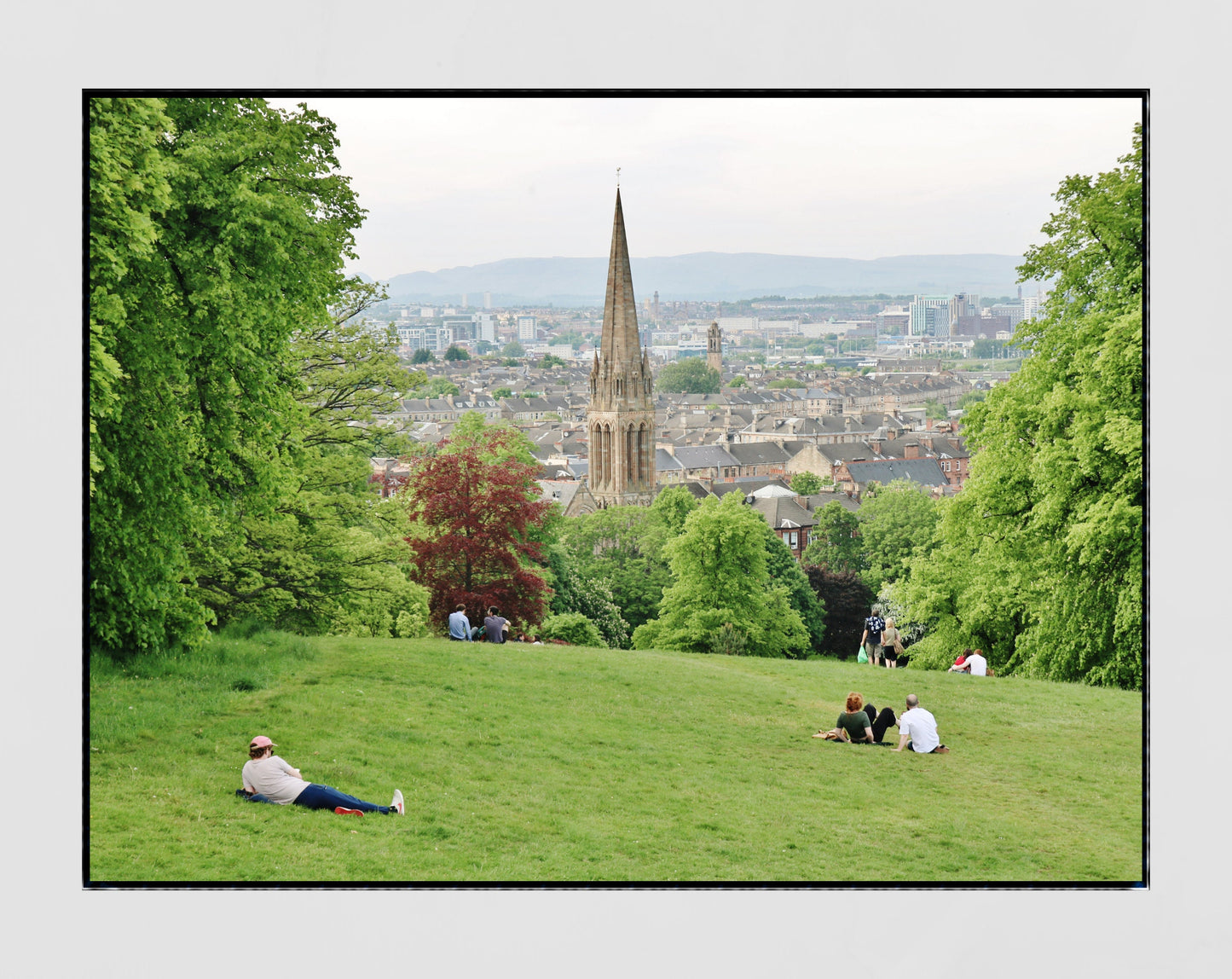 Glasgow Queen's Park Photography Poster