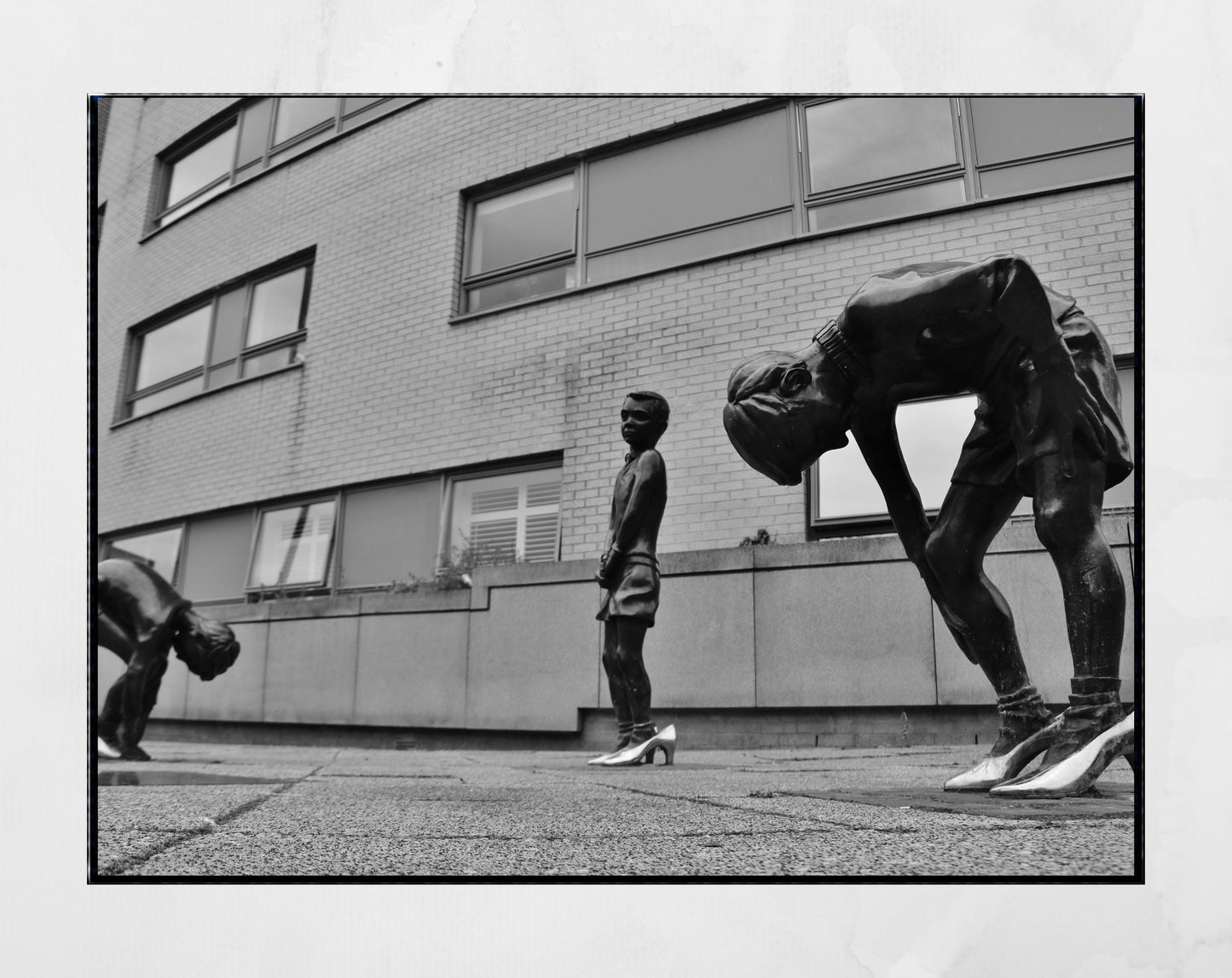 Gorbals Boys Glasgow Black And White Photography Print