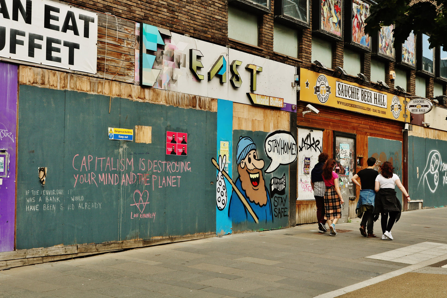 Anti Capitalist Anarchist Climate Change Art Glasgow Street Photography