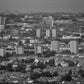 Glasgow Skyline Black And White Photography Poster
