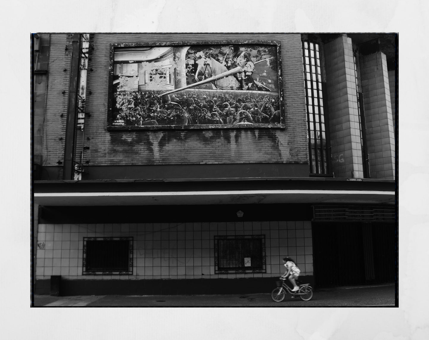 Glasgow Govan Black And White Photography Print