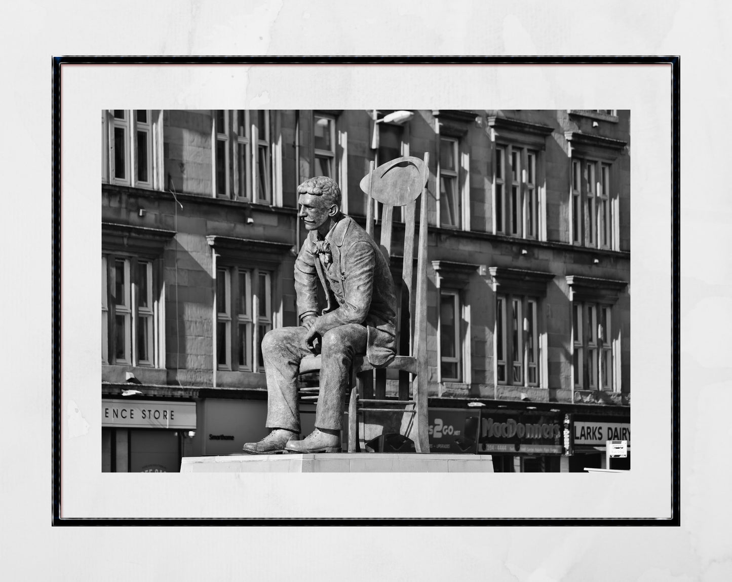 Charles Rennie Mackintosh Glasgow Anderston Black And White Print