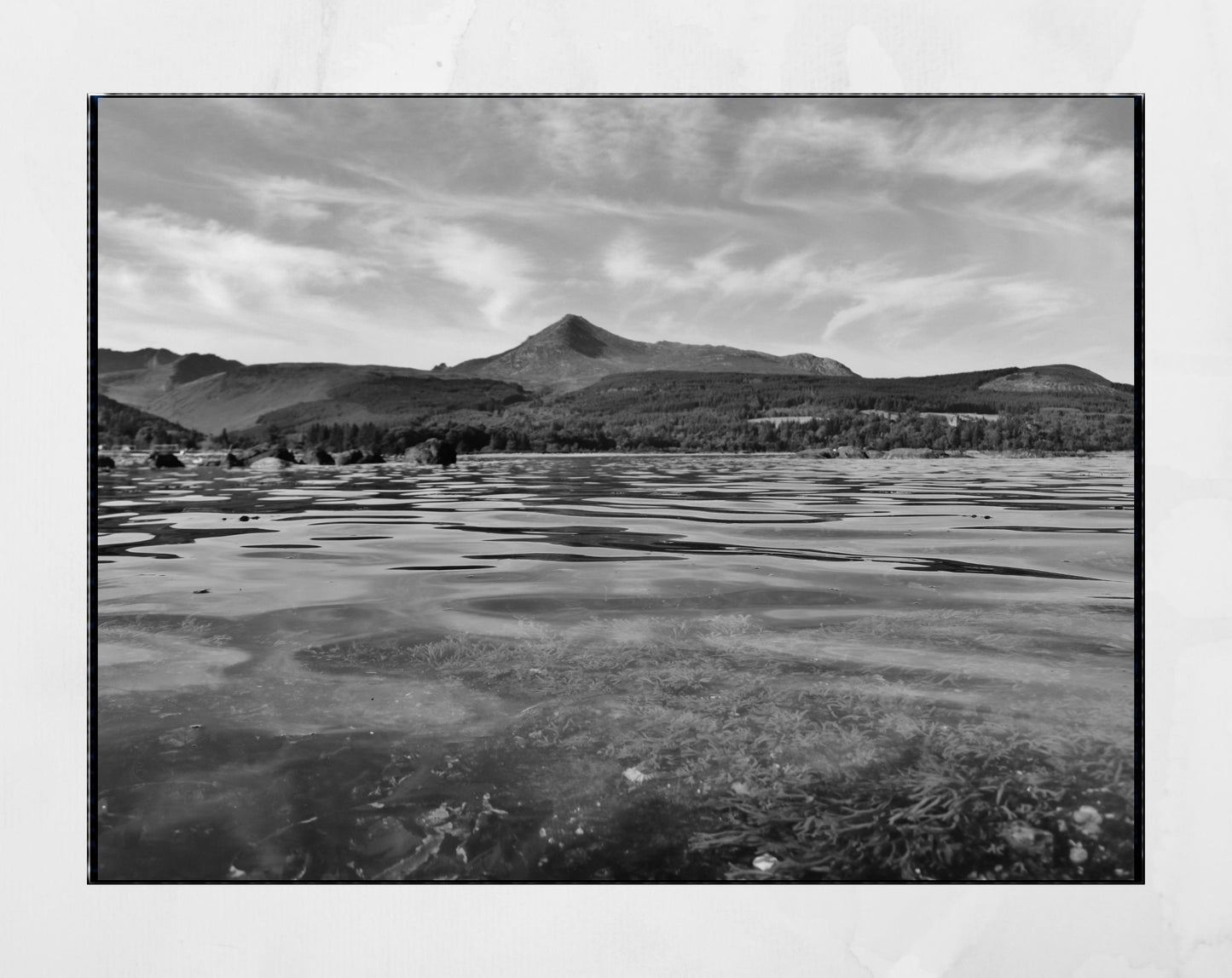 Isle of Arran Goatfell Scotland Landscape Photography Black And White Wall Art