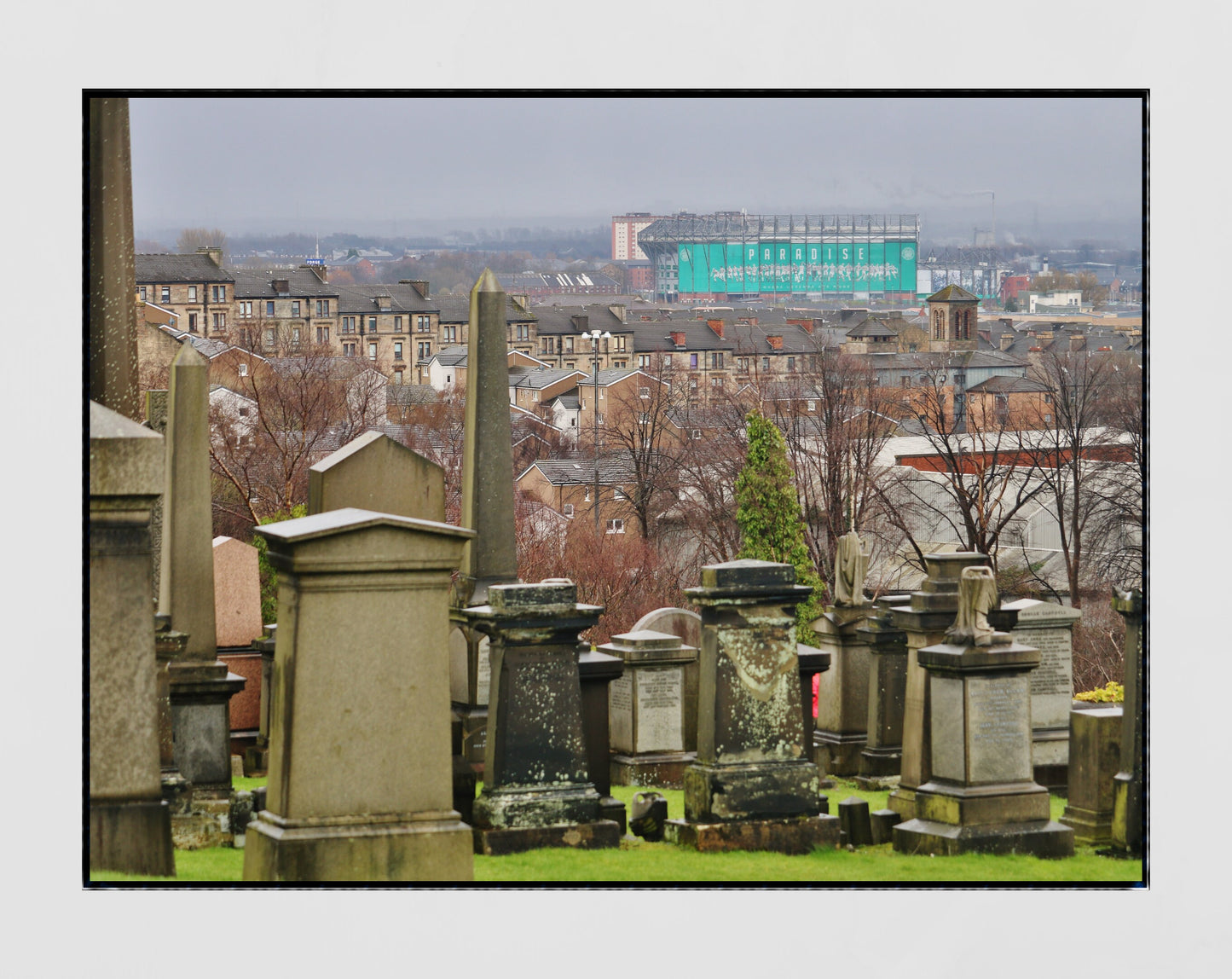 Glasgow Necropolis Celtic FC Photography Print