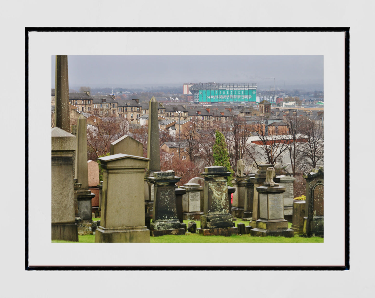 Glasgow Necropolis Celtic FC Photography Print