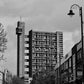 Trellick Tower Poster Brutalist Wall Art Notting Hill Print London Black And White Photography