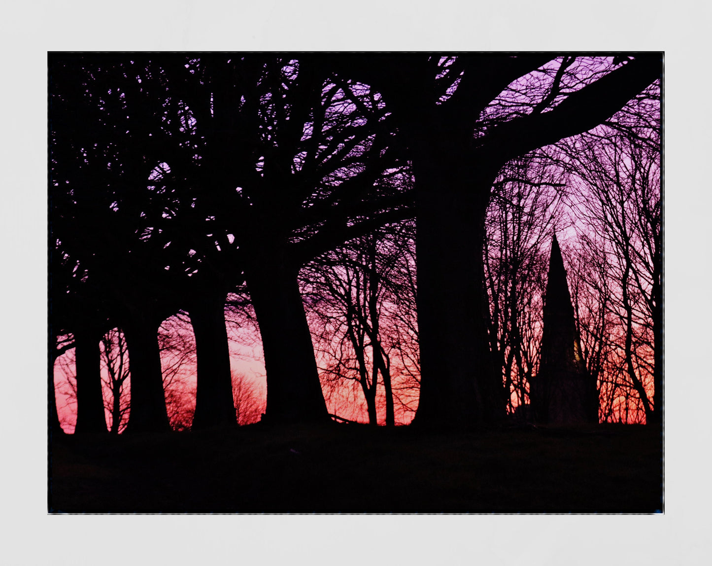 Glasgow Cathedral Necropolis Sunset Photography Print