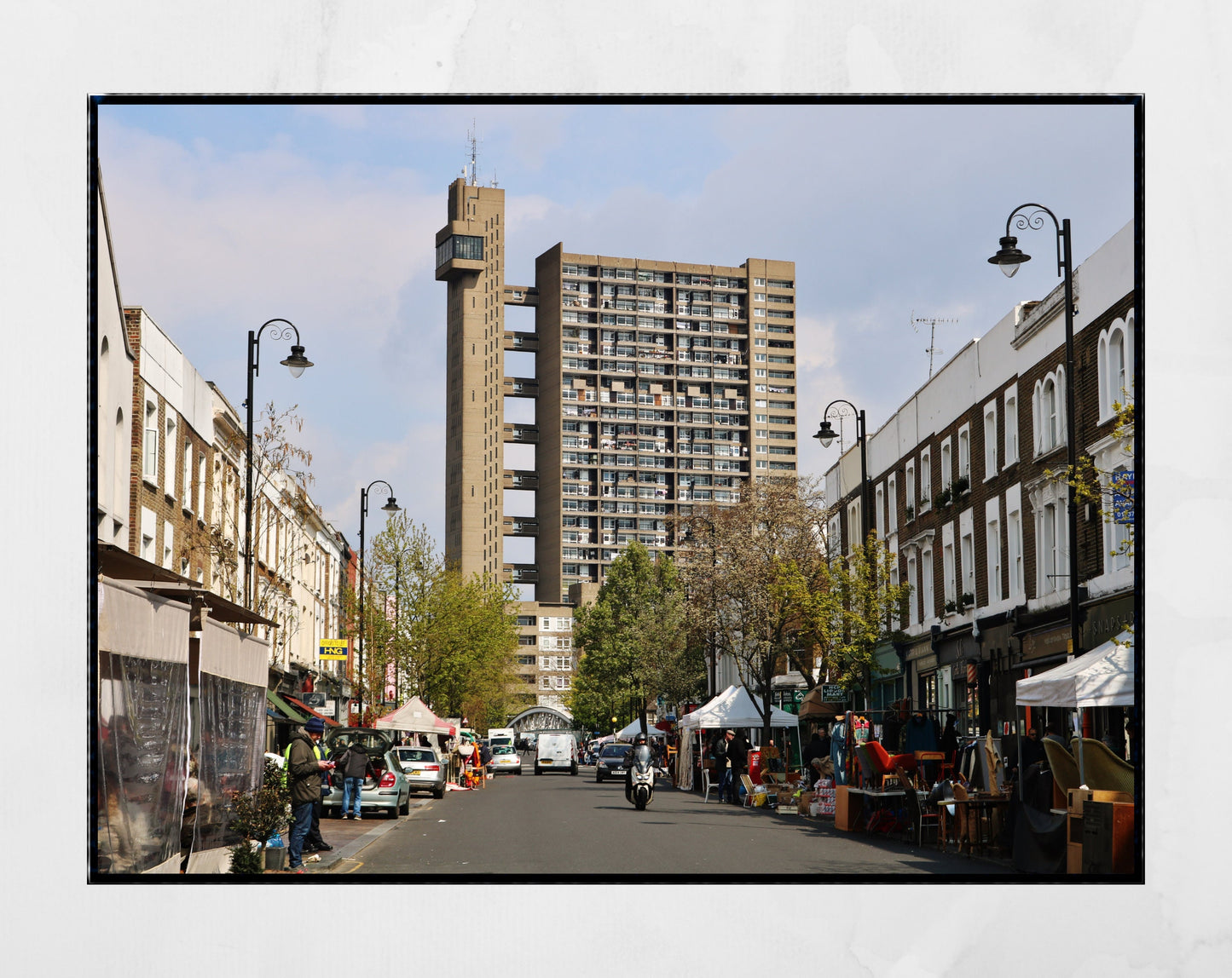 Trellick Tower Poster Brutalist Wall Art Notting Hill Print