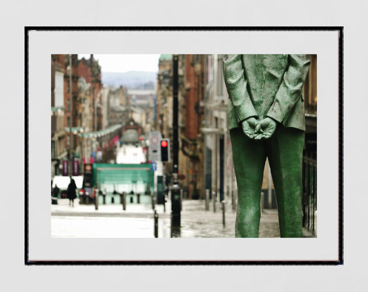 Glasgow Buchanan Street Donald Dewar Statue Photography Print