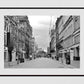 Glasgow Buchanan Street Black And White Photography Print