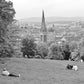 Glasgow Queen's Park Black And White Photography Poster