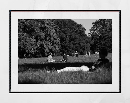 Glasgow Queen's Park Print Urban Black And White Photography