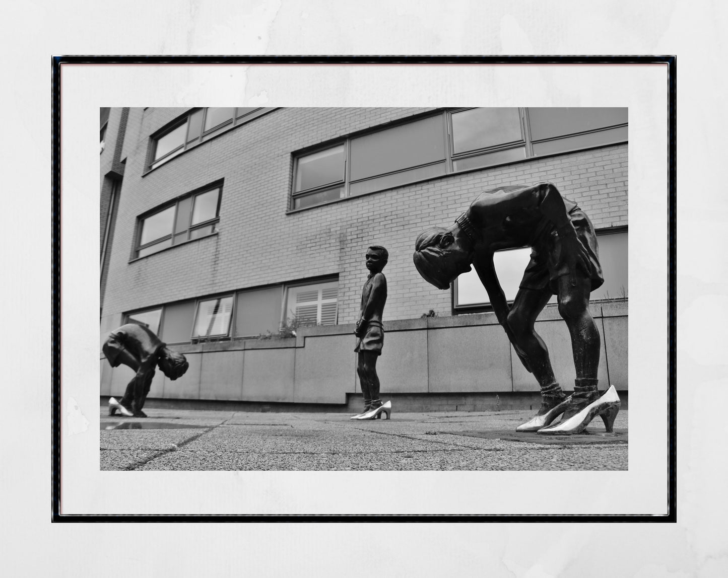 Gorbals Boys Glasgow Black And White Photography Print