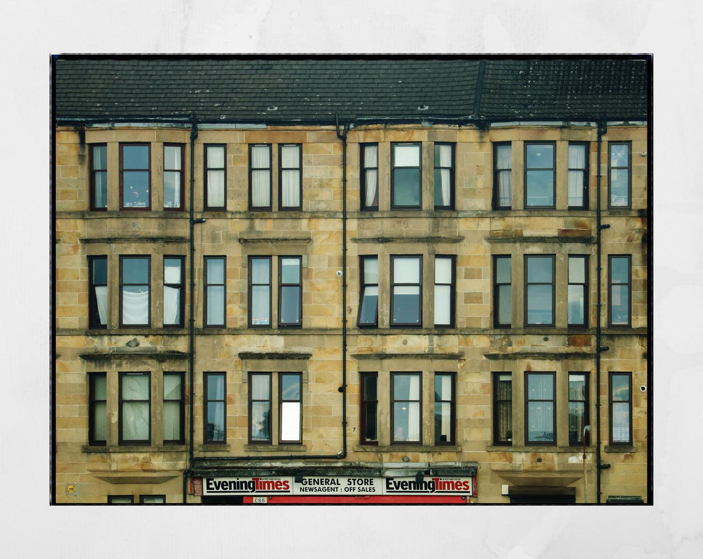 Glasgow Tenements Ibrox Photography Wall Art