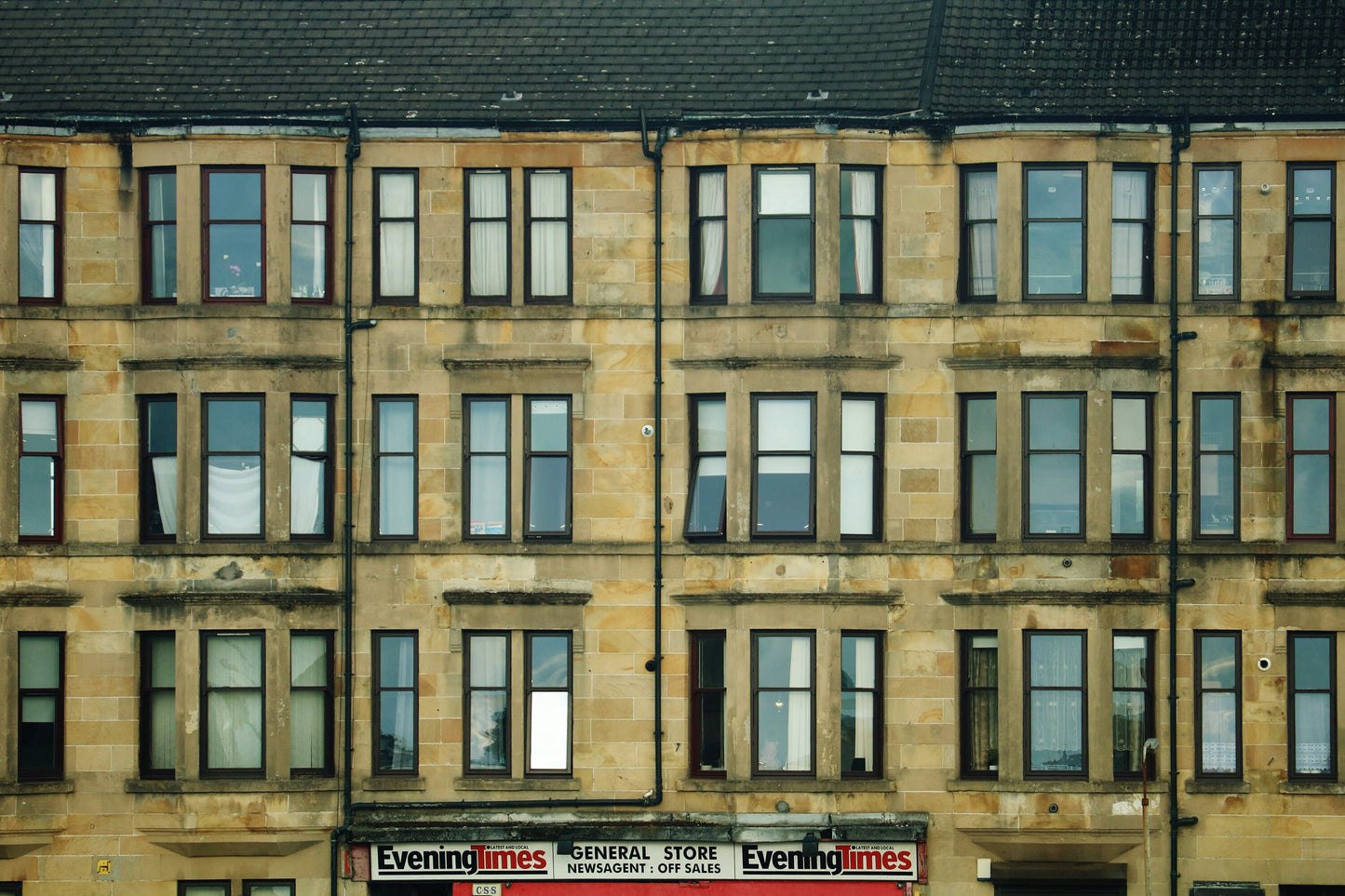 Glasgow Tenements Ibrox Photography Wall Art