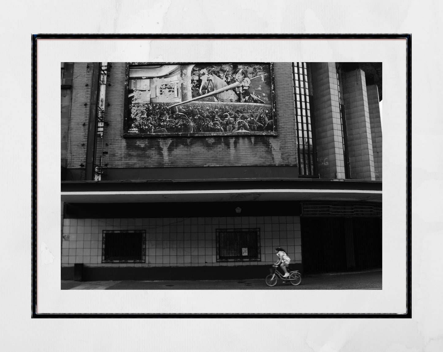 Glasgow Govan Black And White Photography Print