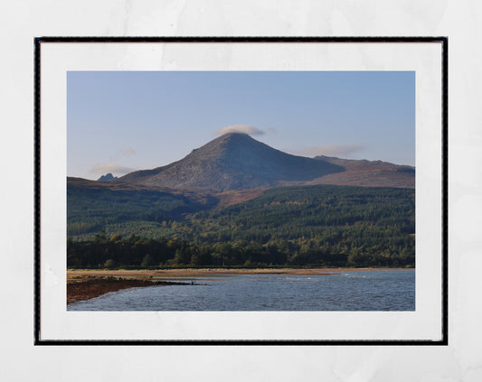 Isle of Arran Goatfell Scotland Landscape Photography Poster