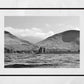 Isle of Arran Lochranza Castle Scotland Landscape Black And White Photography Print
