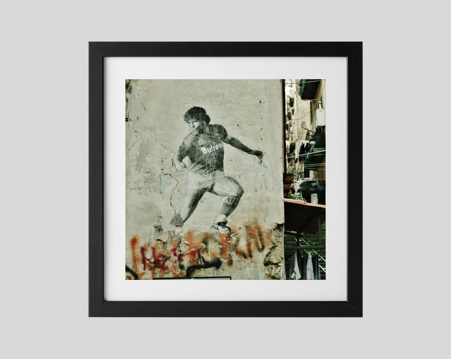 Diego Maradona Napoli Soccer Print