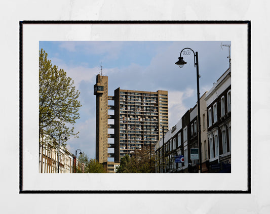 Trellick Tower Poster Brutalist Wall Art Notting Hill Print London Photography