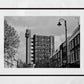 Trellick Tower Poster Brutalist Wall Art Notting Hill Print London Black And White Photography
