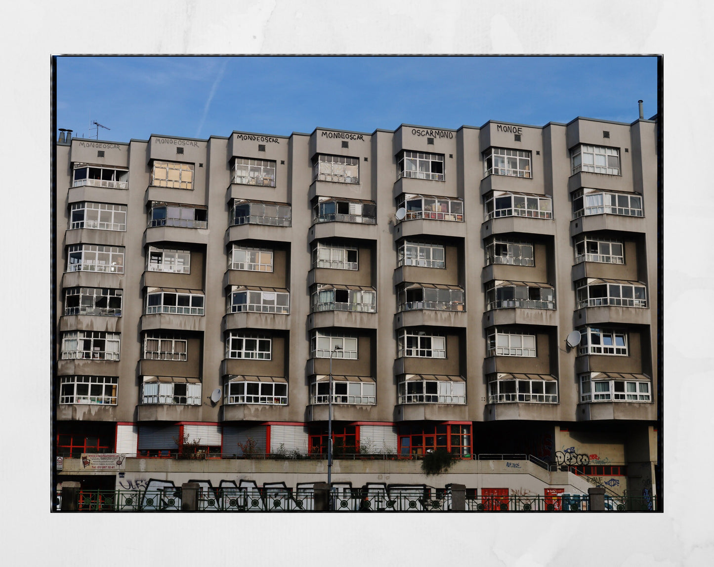 Vienna Brutalist Street Photography Print