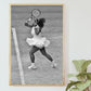 Serena Williams Wimbledon Tennis Poster Black And White Photography Print