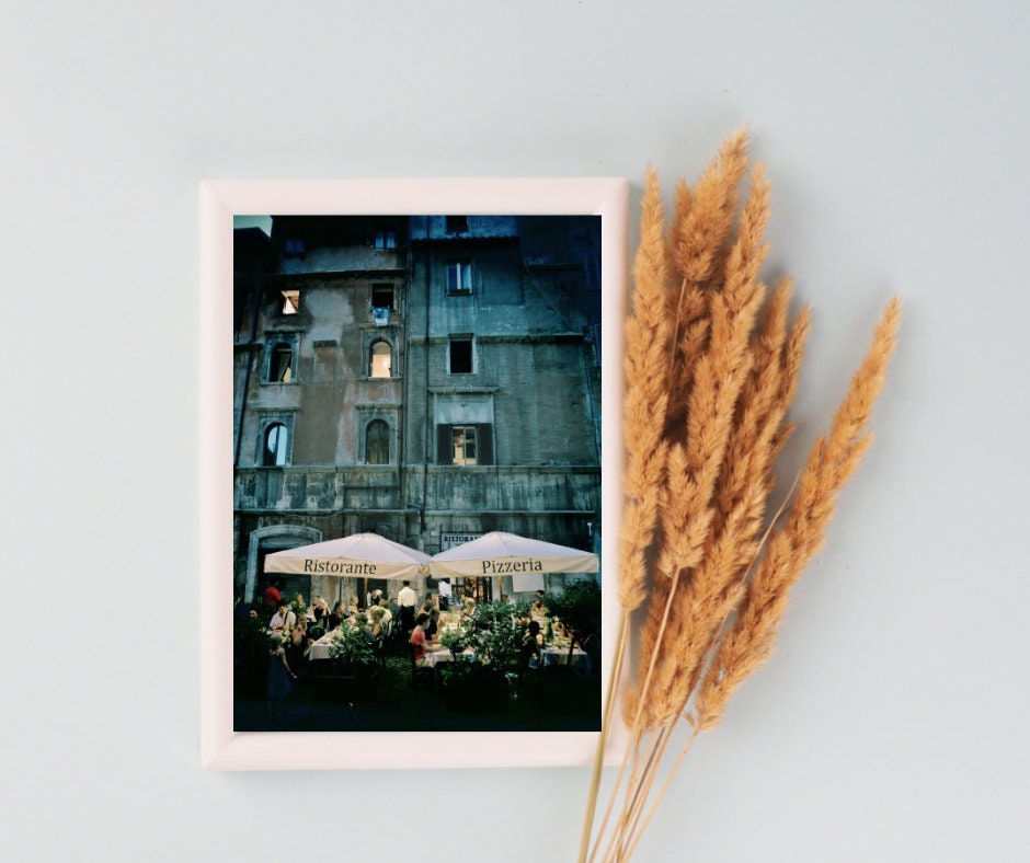 Rome Photography Print Italian Restaurant Wall Art