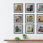 Maradona Naples Nine Gallery Wall Prints