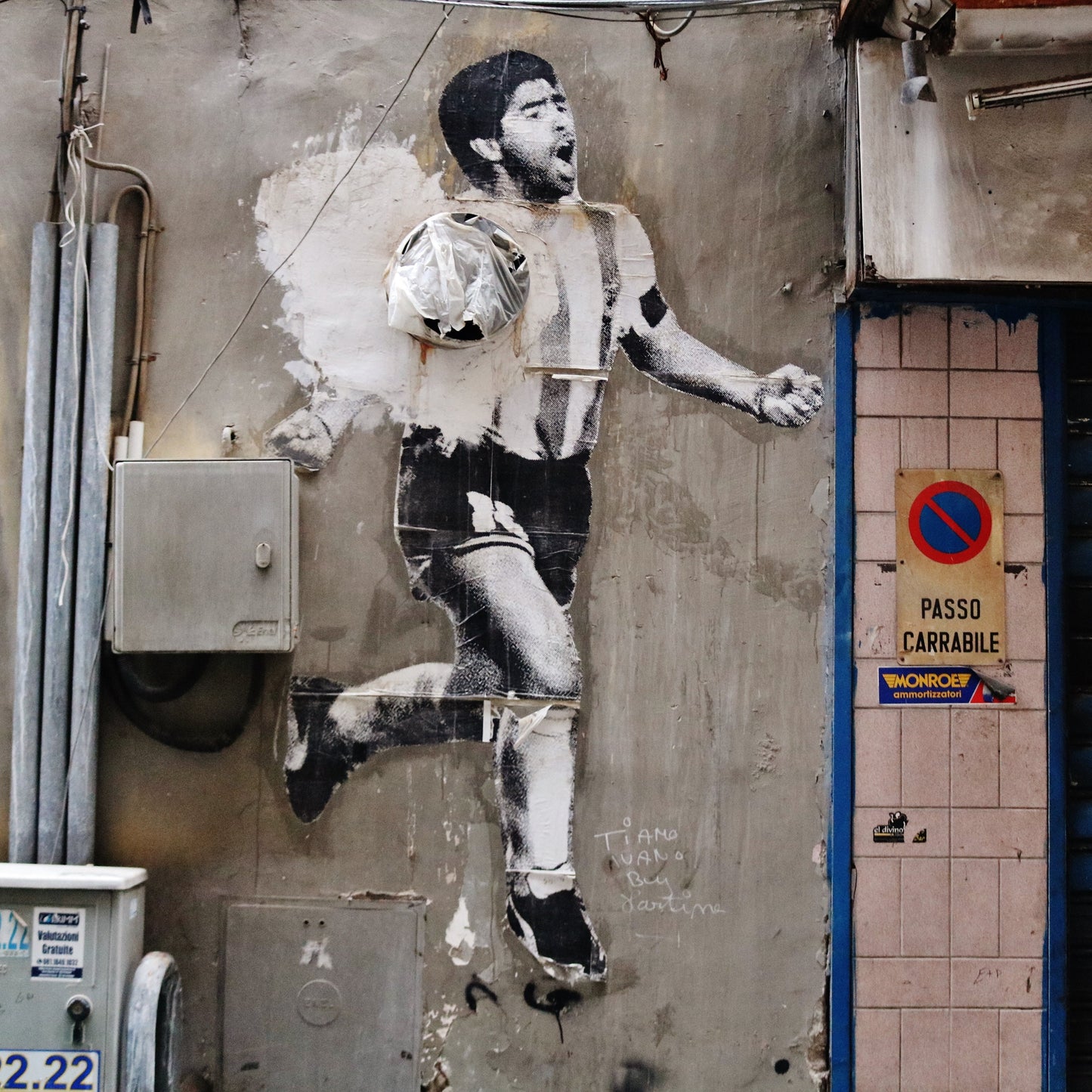 Maradona Naples Nine Gallery Wall Prints