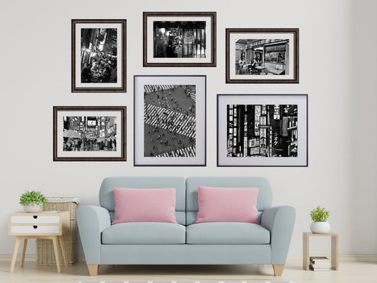 Tokyo Prints Black And White Gallery Wall Set Of Six