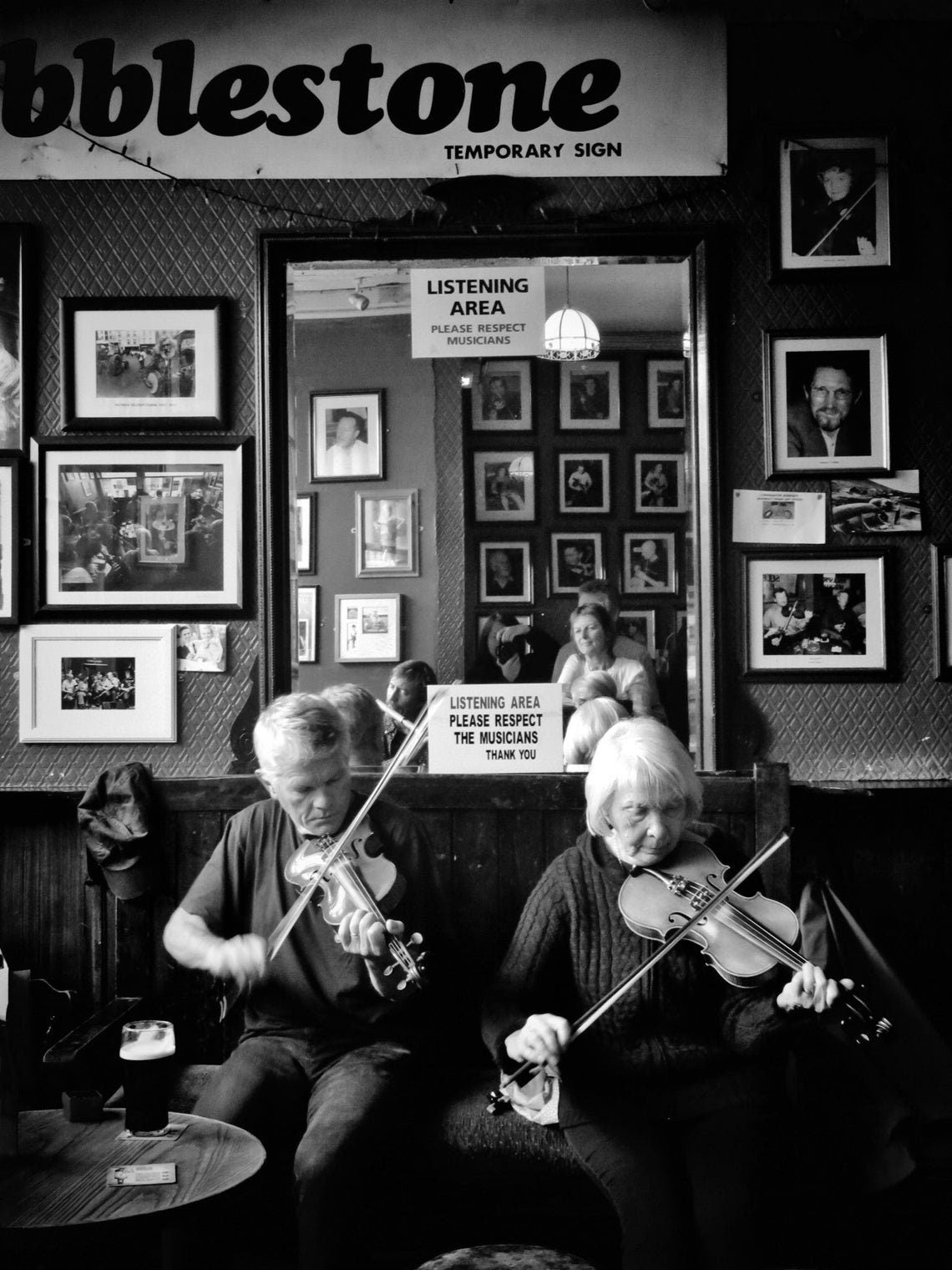 Dublin Irish Pub Black And White Photography Prints Gallery Wall Set Of Three