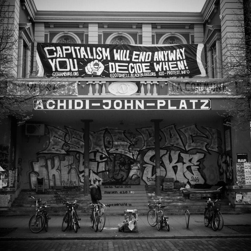 Hamburg Anarchist Poster Socialist Anti Capitalist Print
