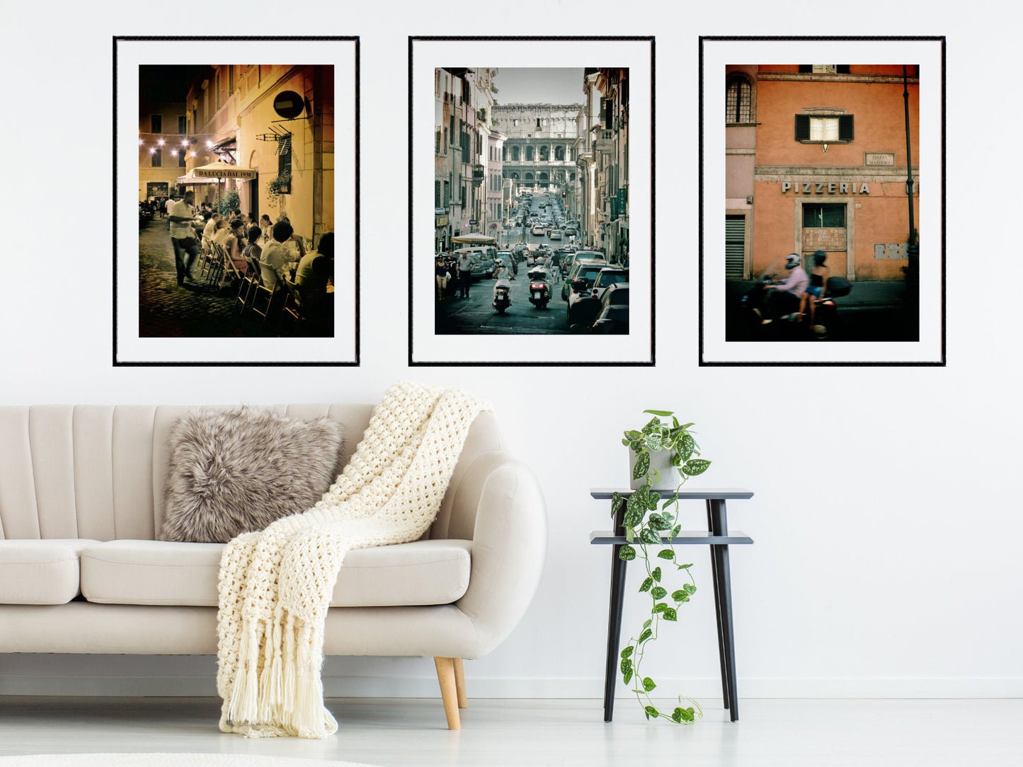 Rome Photography Prints Gallery Wall Set Of Three