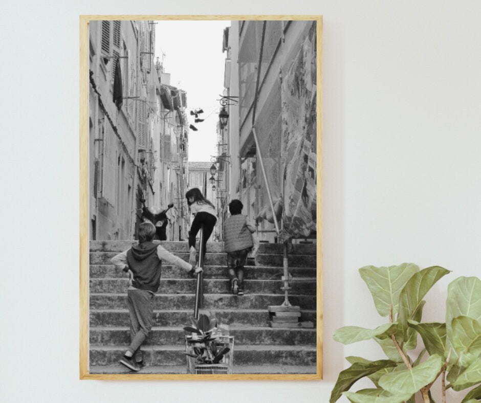 Le Panier Marseille Poster Street Photography Print