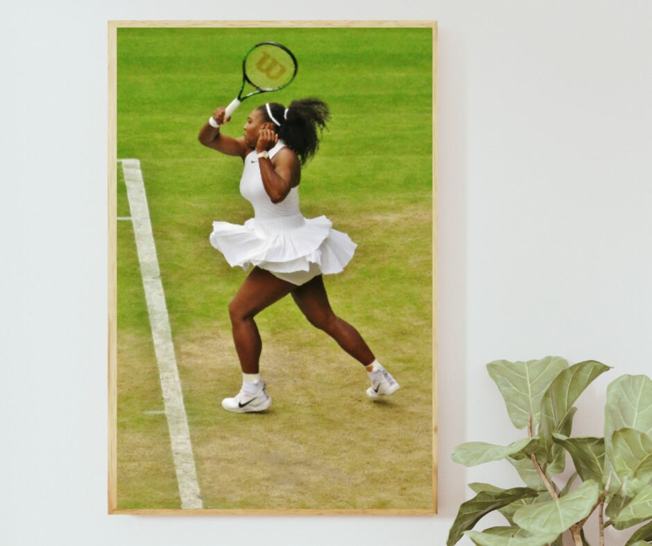 Serena Williams Poster Wimbledon Tennis Photography